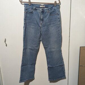 Levis 512 Perfectly Slimming Wide Leg Stretch Denim 12P